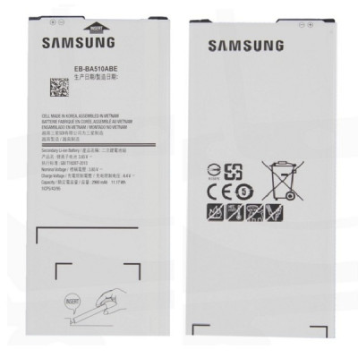 Батерии Батерии за Samsung Оригинална батерия EB-BA510ABE за Samsung Galaxy A5 2016 A510F 